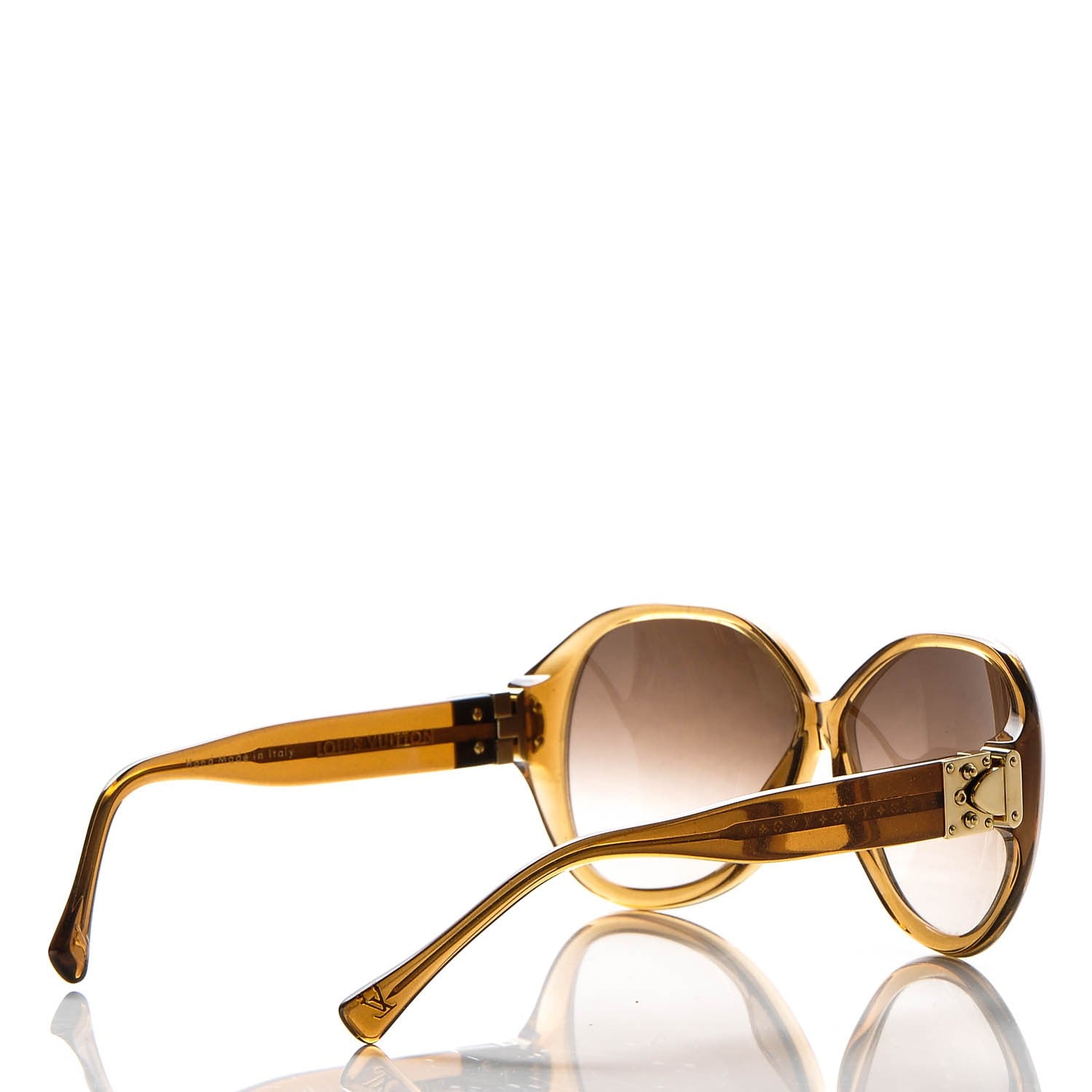 Louis Vuitton Acetate Soupcon Oversized Sunglasses Z0283W Glitter Honey 4 of 8