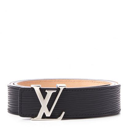 Louis Vuitton Epi 30mm LV Initiales Belt 100 40 Black 1 of 9