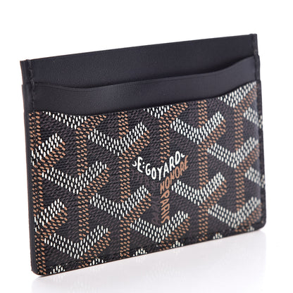 Goyard Goyardine Saint Sulpice Card Holder Black 3 of 7