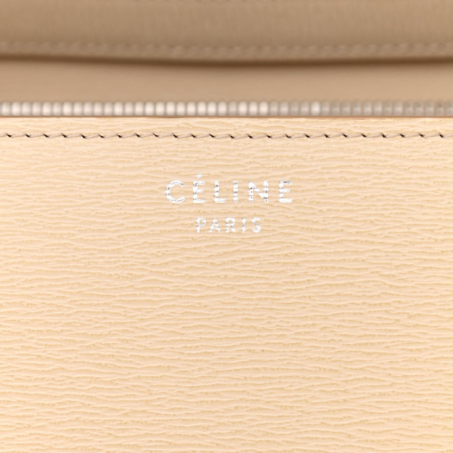 Liege Calfskin Medium Classic Box Flap Bag Cream