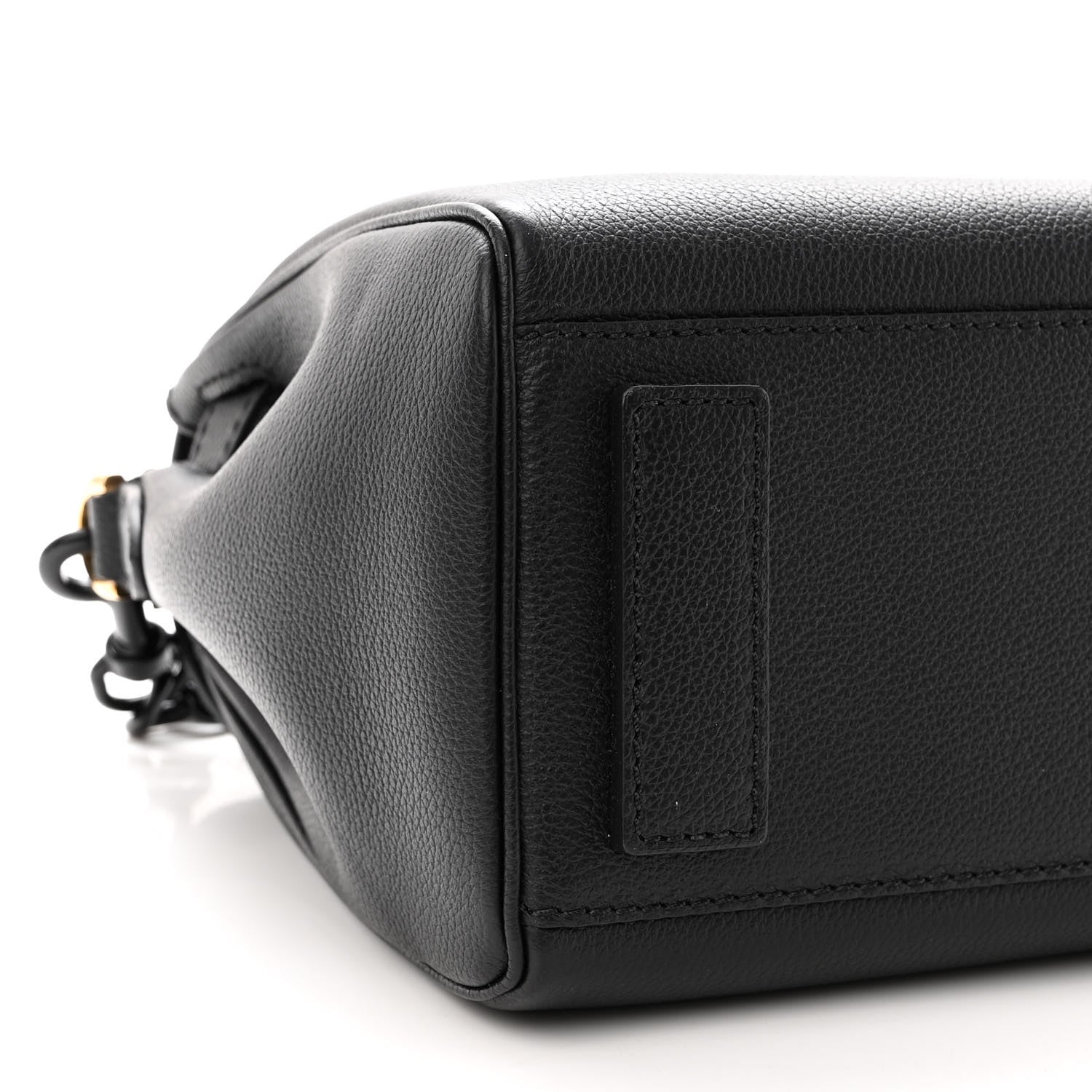 Versace Grained Calfskin La Medusa Top Handle Bag Black Lilac 8 of 9