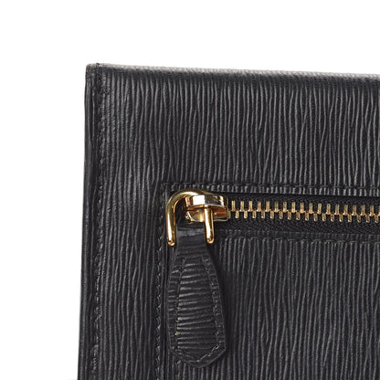 Prada Vitello Move Envelope Wallet Black 11 of 13
