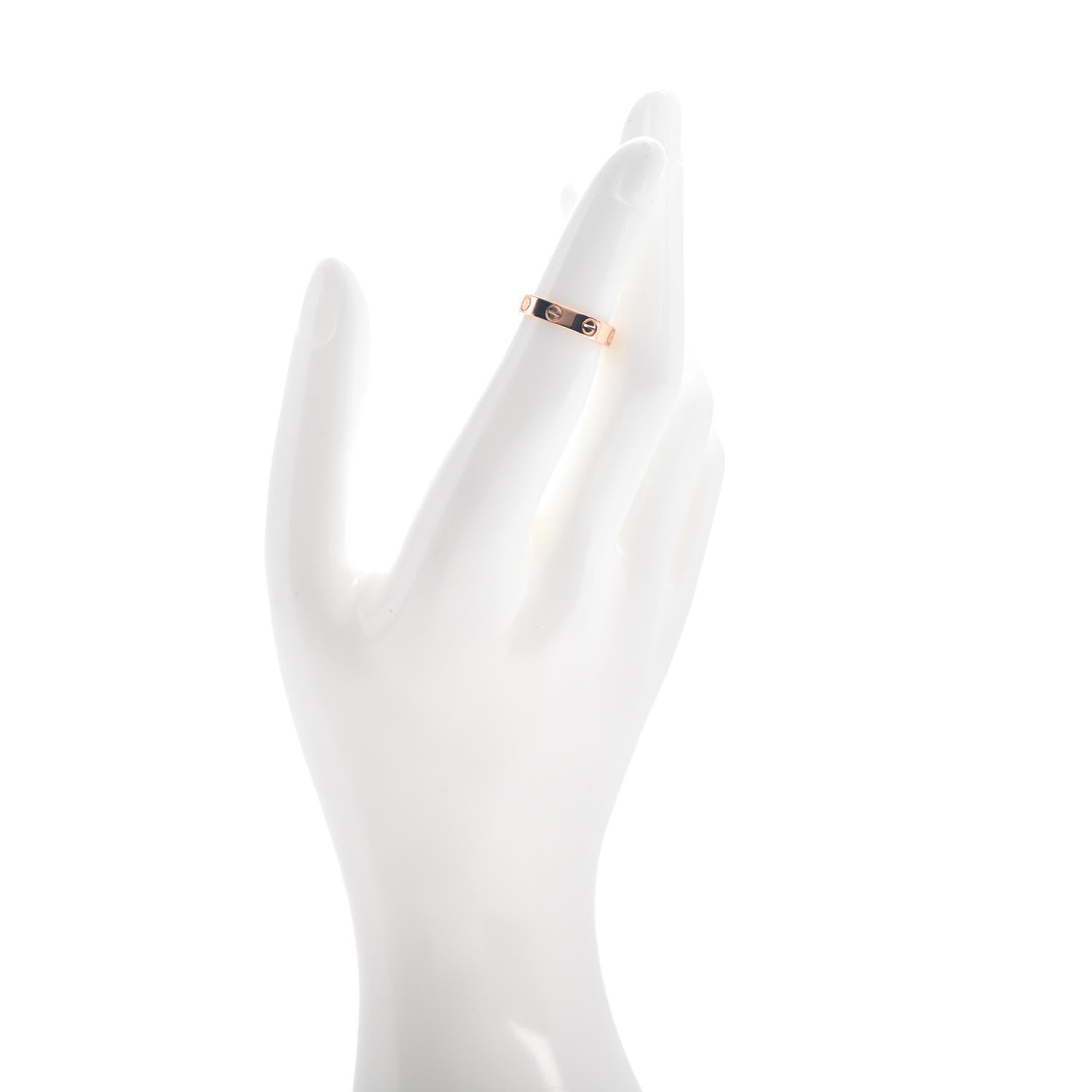 Cartier 18K Pink Gold 3.5mm LOVE Wedding Band Ring 47 4 2 of 4