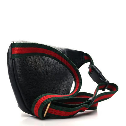 Gucci Grained Calfskin Small Logo Belt Bag Black 3 of 10