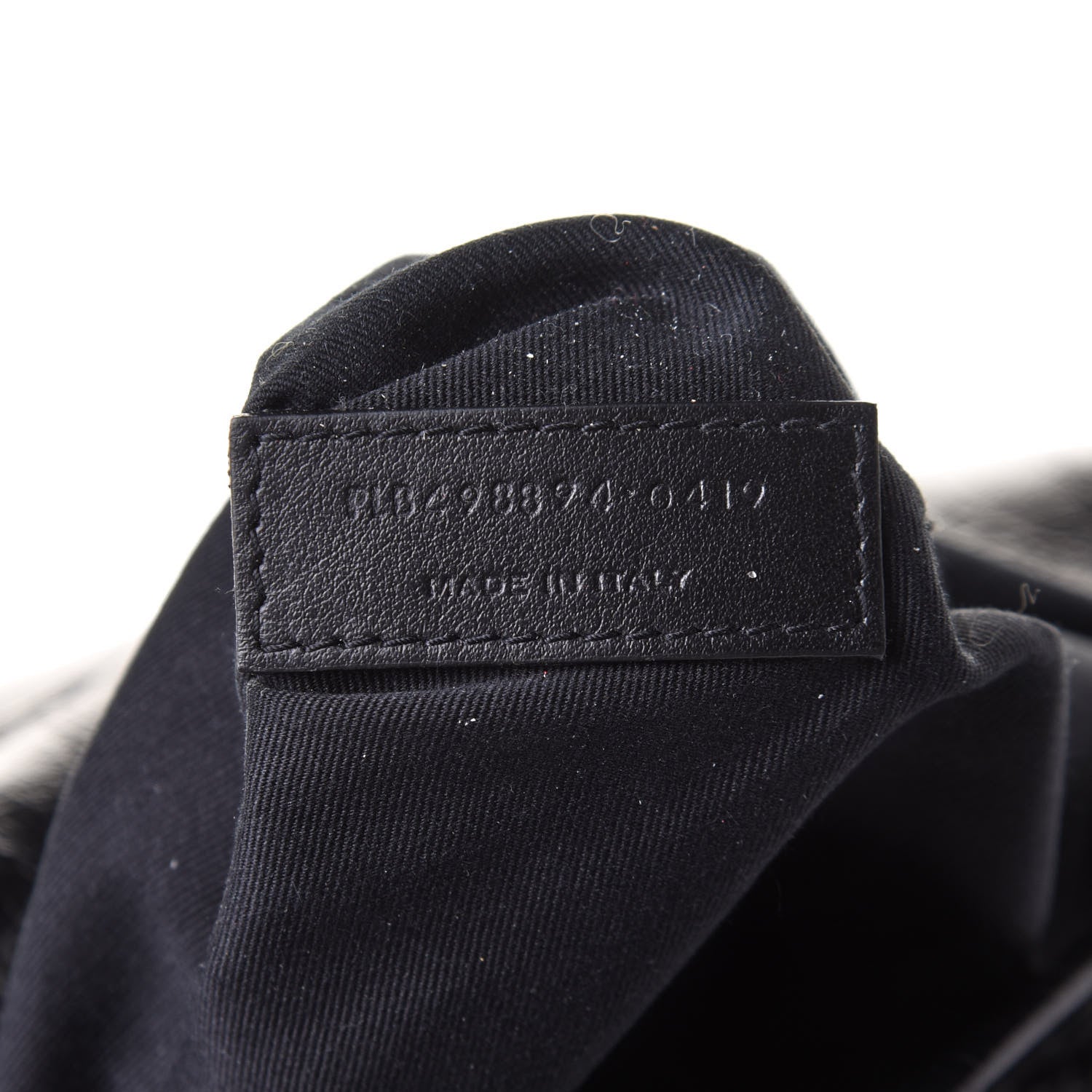 Saint Laurent Crinkled Calfskin Matelasse Monogram Medium Niki Chain Satchel Black 7 of 10