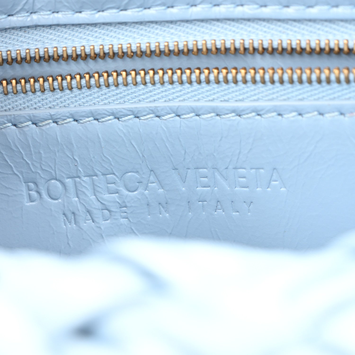 Bottega Veneta Calfskin Foulard Intreccio Kalimero Città Shoulder Bag Ice 6 of 12