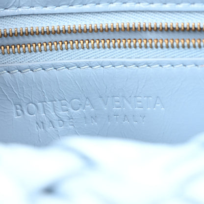 Bottega Veneta Calfskin Foulard Intreccio Kalimero Città Shoulder Bag Ice 6 of 12