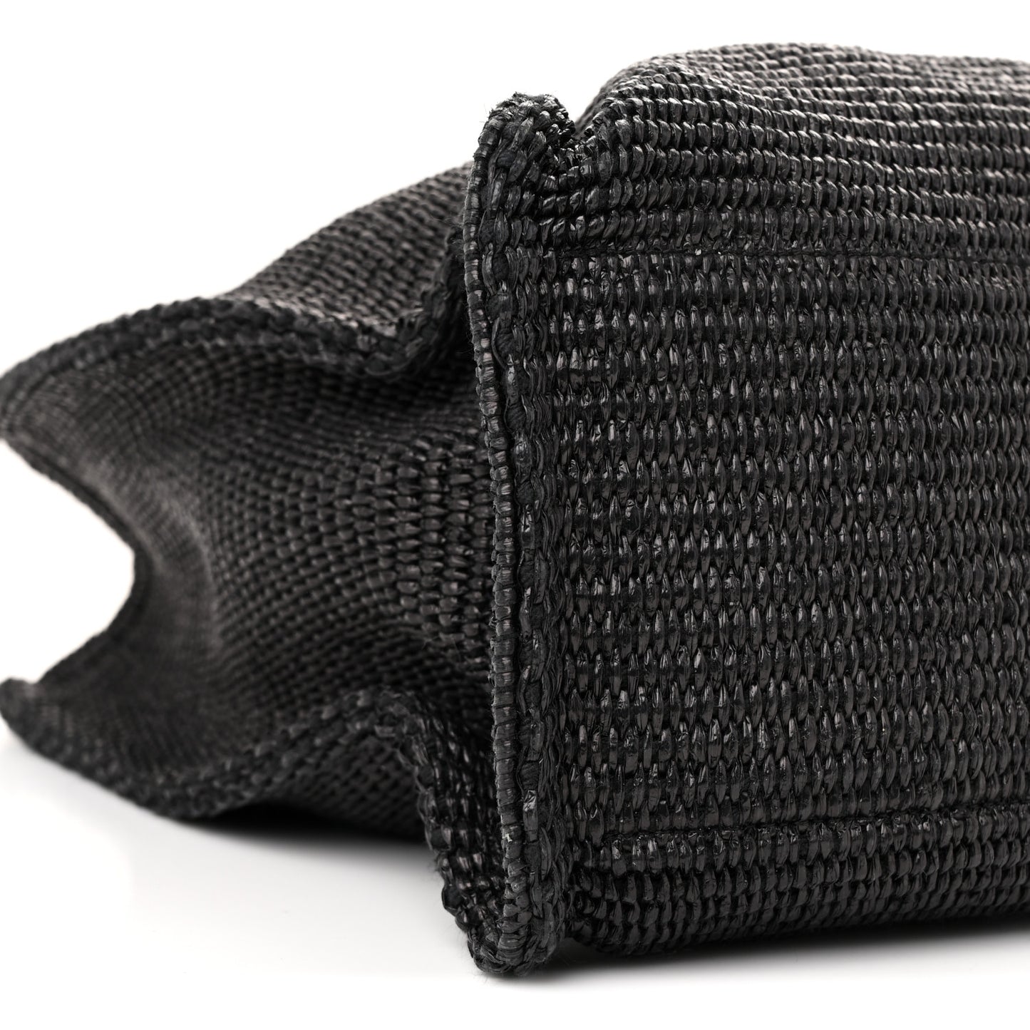 Raffia Medium G Tote Black