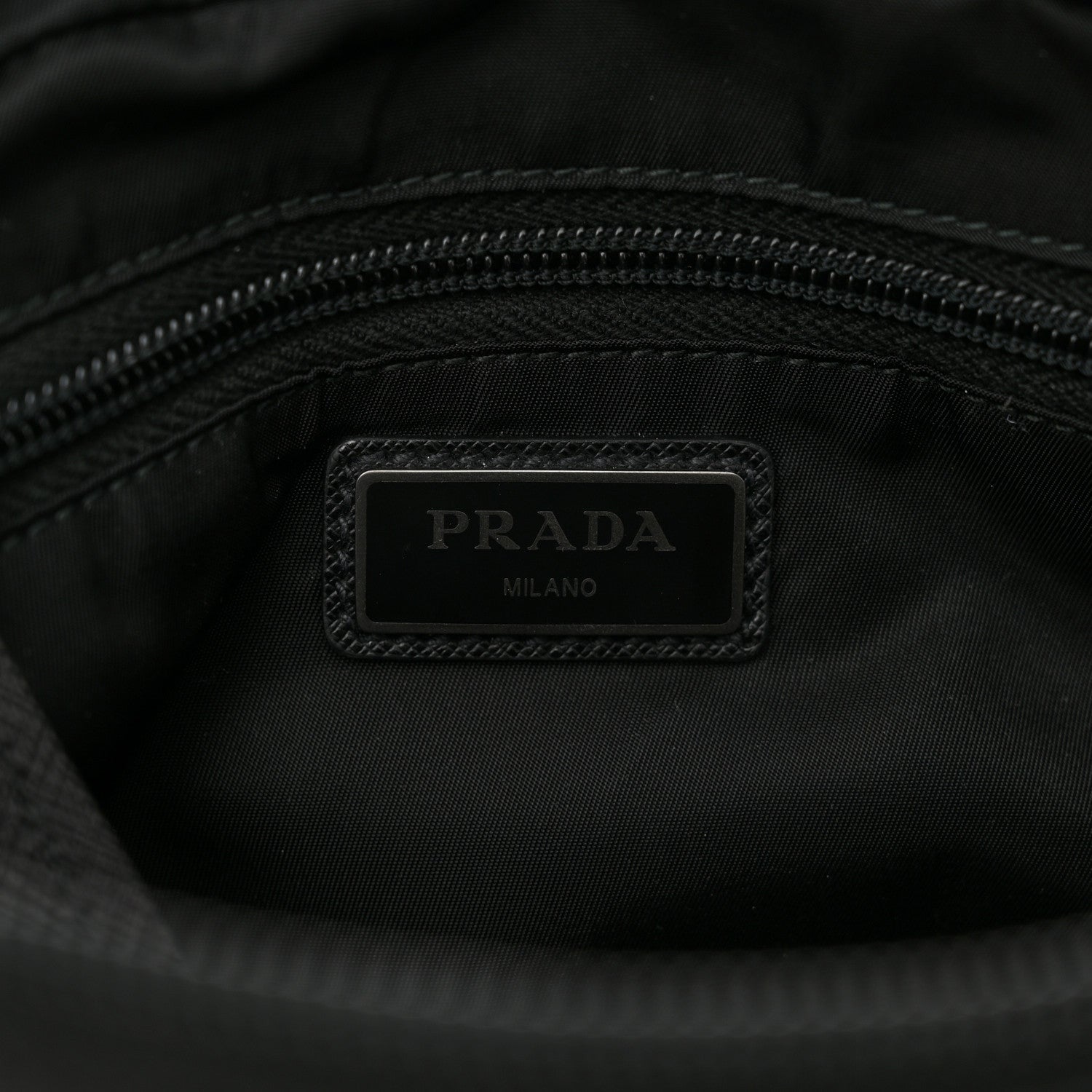 Prada Nylon Saffiano Racing Logo Camera Crossbody Bag Black Yellow 5 of 10
