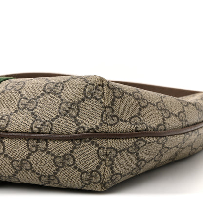 Gucci GG Supreme Monogram Web Small Ophidia Half Moon Hobo Brown 19 of 19