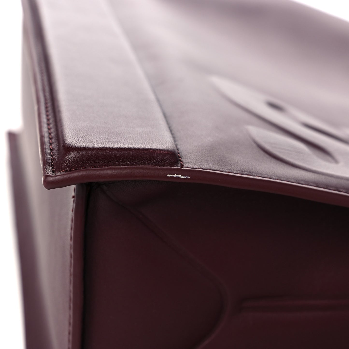 Calfskin Totes Amaze Tote Bordeaux
