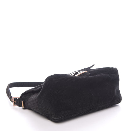 Fendi Corduroy Mama Baguette Black 4 of 12