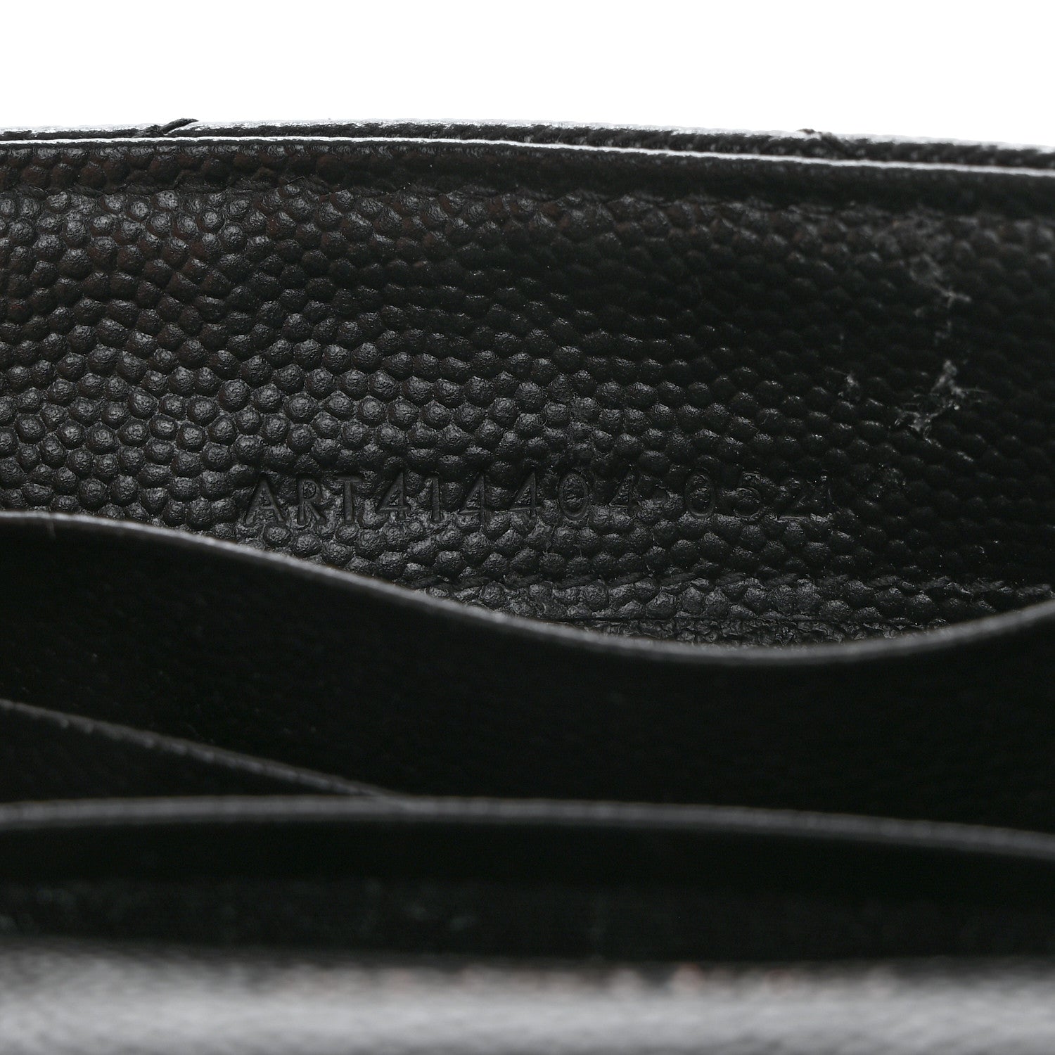 Saint Laurent Grain De Poudre Matelasse Chevron Small Monochome Monogram Envelope Wallet Black 7 of 8