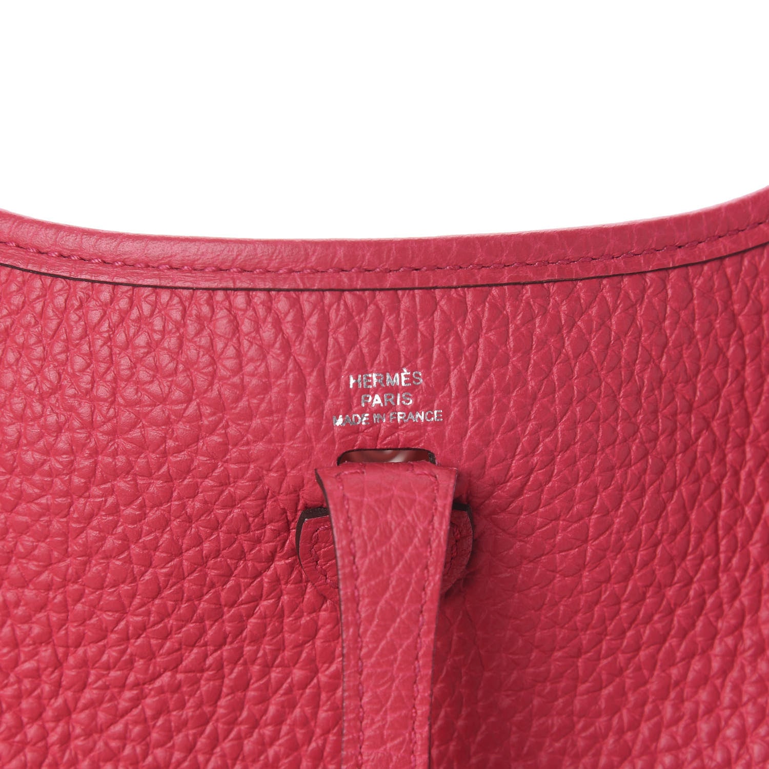 Hermes Taurillon Clemence Evelyne TPM Rose Extreme 6 of 11