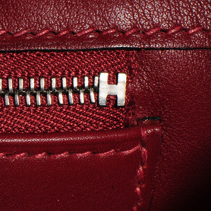 Hermes Toile Swift Birkin 30 Rouge H 16 of 24