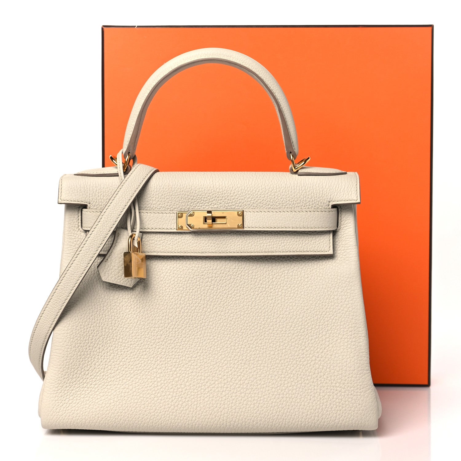 Hermes Togo Kelly Retourne 28 Beton 11 of 11