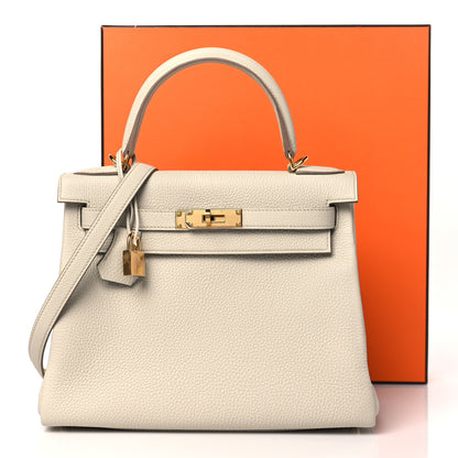 Hermes Togo Kelly Retourne 28 Beton 11 of 11