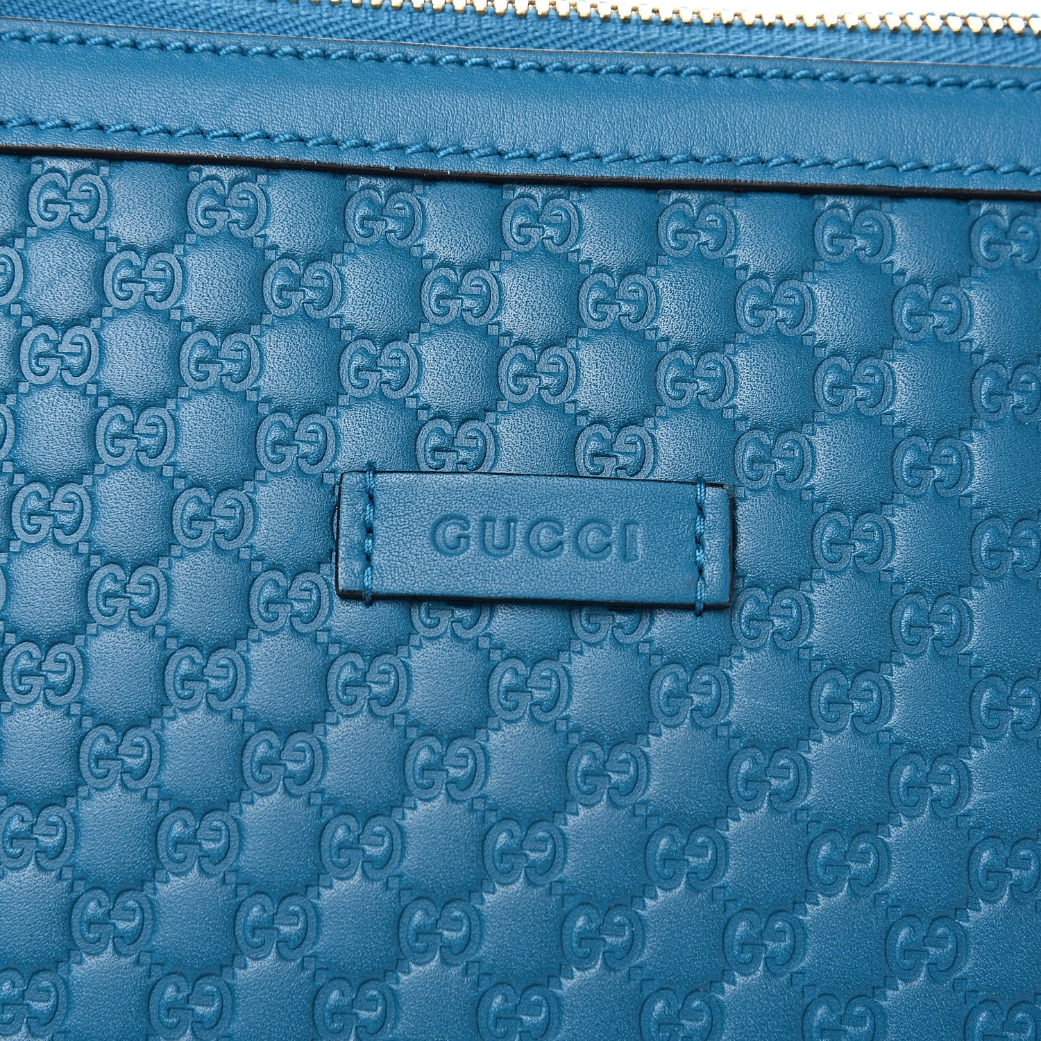 Gucci Soft Microguccissima Small Zippered Satchel Deep Cobalt 11 of 11