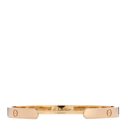Cartier 18K Yellow Gold LOVE Cuff Bracelet 21 2 of 3