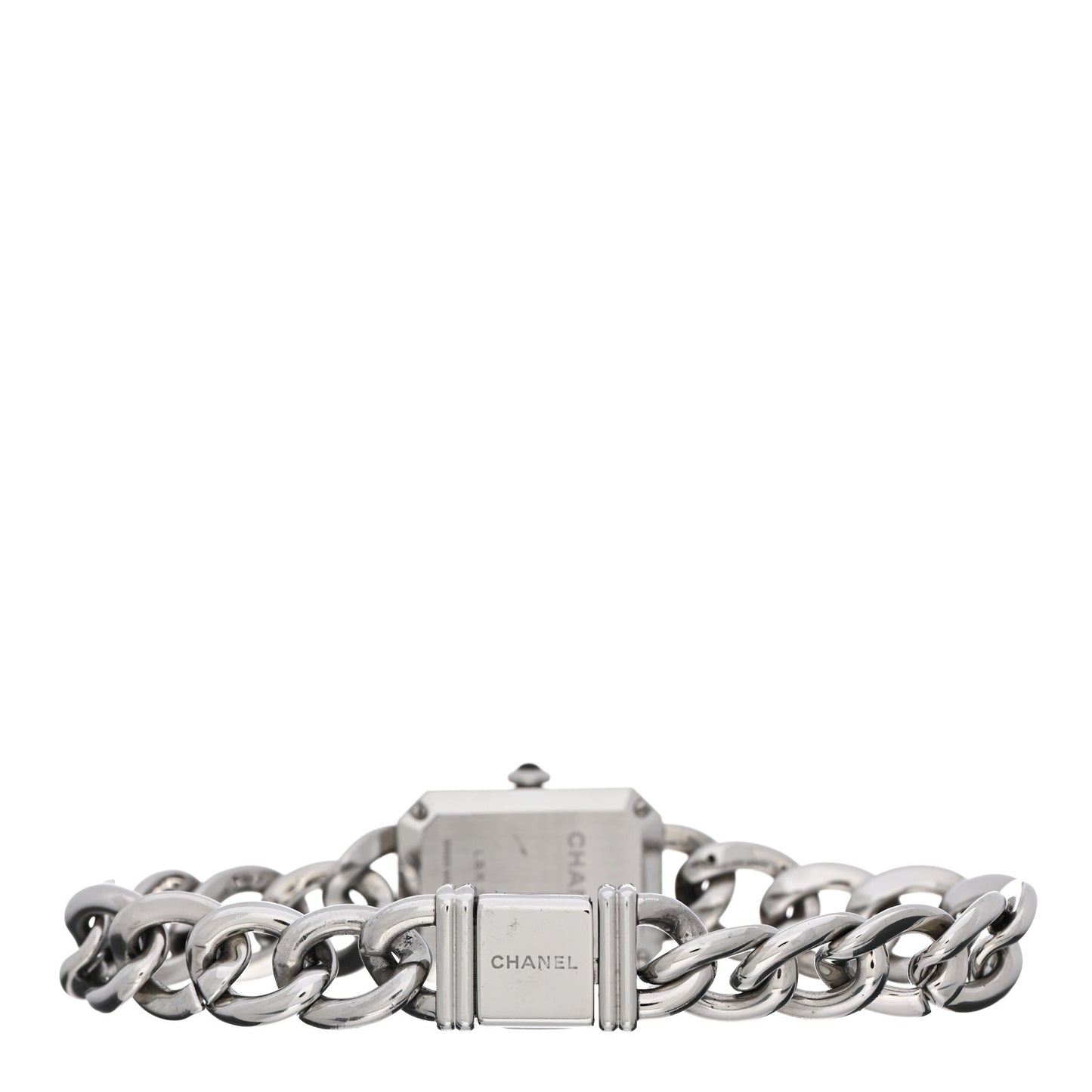 Stainless Steel 20mm Chain Premiere Quartz Watch Black