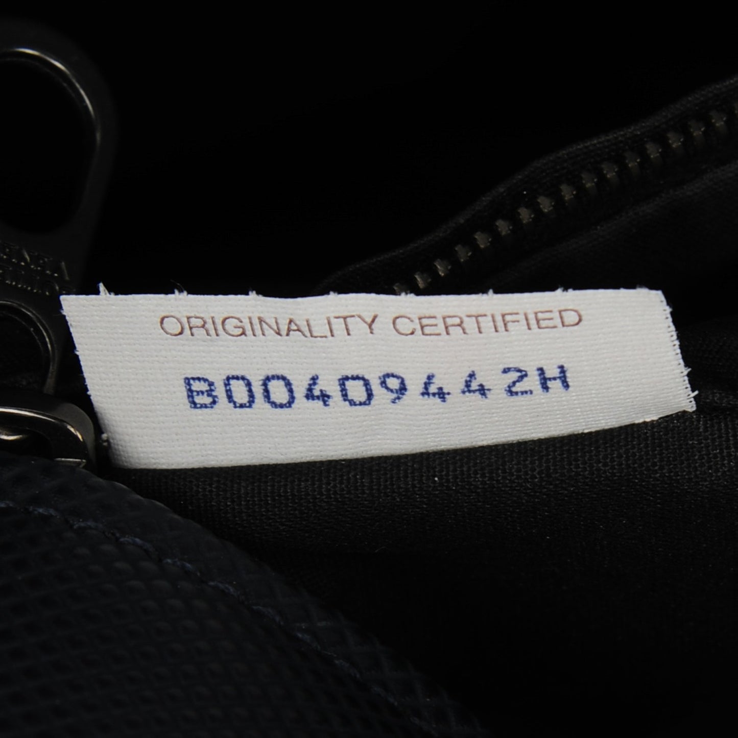 Rubberized Canvas Marco Polo Tote Dark Navy