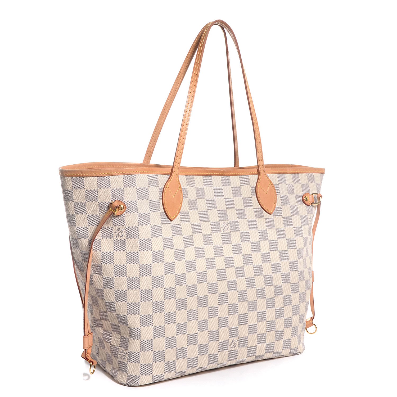 Louis Vuitton Damier Azur Neverfull MM 3 of 7