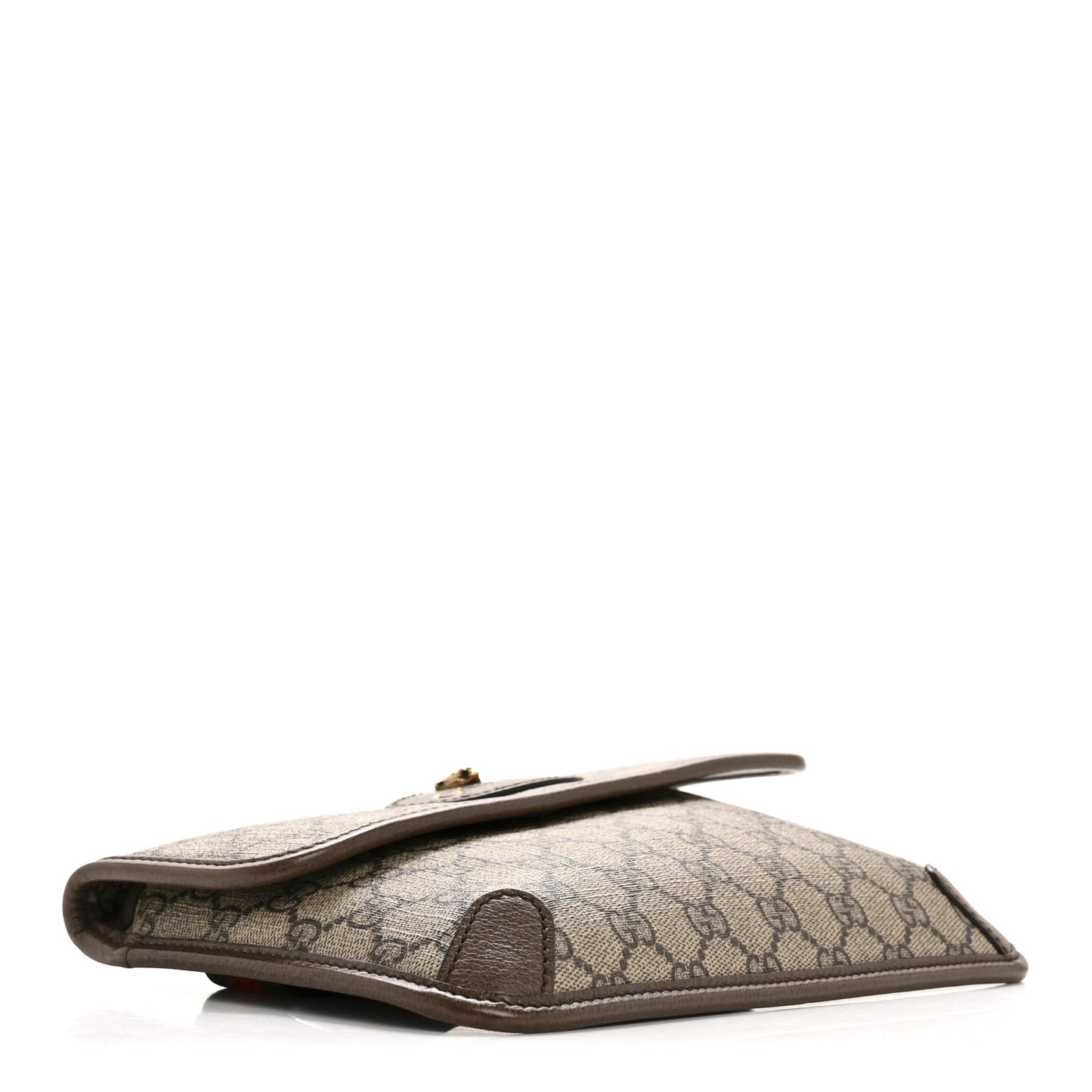 GG Supreme Monogram Neo Vintage Web Belt Bag Brown