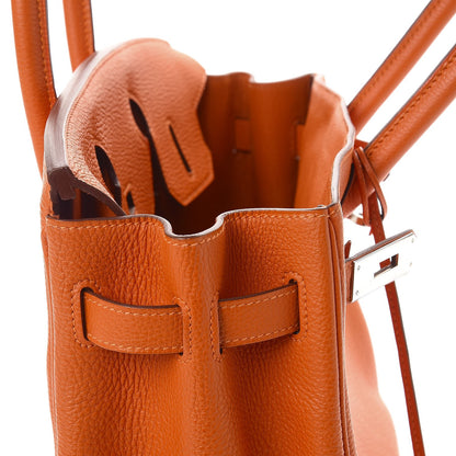 Hermes Togo Birkin 30 Orange 15 of 37