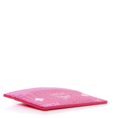 MCM Visetos Mini Card Case Sugar Pink 3 of 6