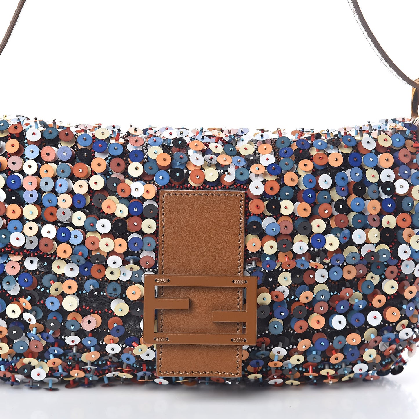Sequin Embroidered Baguette Multicolor