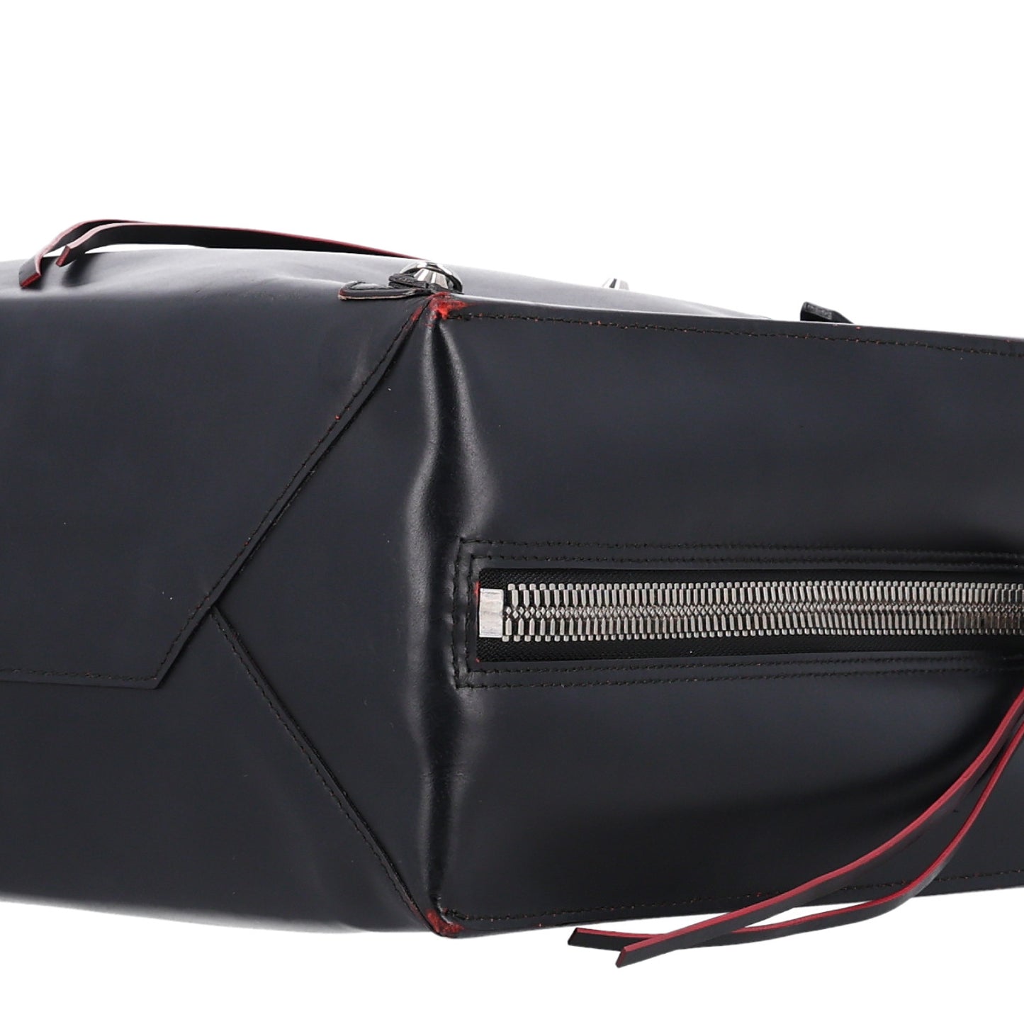Veau Papier A5 Zip Around Tote Blue Rouge