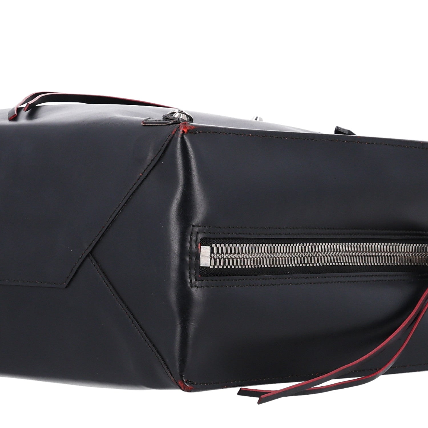 Balenciaga Veau Papier A5 Zip Around Tote Blue Rouge 10 of 10