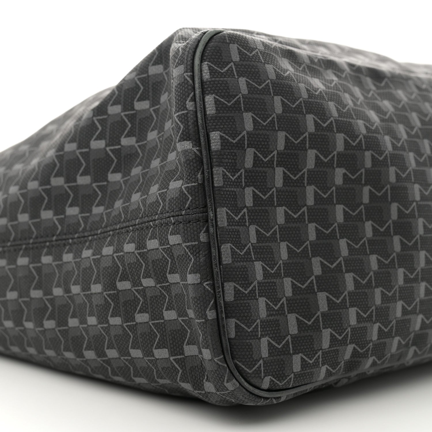 Moynat Calfskin Canvas 1920 M Monogram GM Tote Black Multicolor 9 of 12