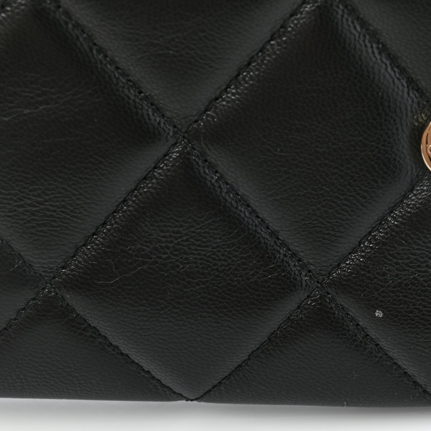 Chanel Goatskin Quilted Timeless CC Clutch Black 11 of 11
