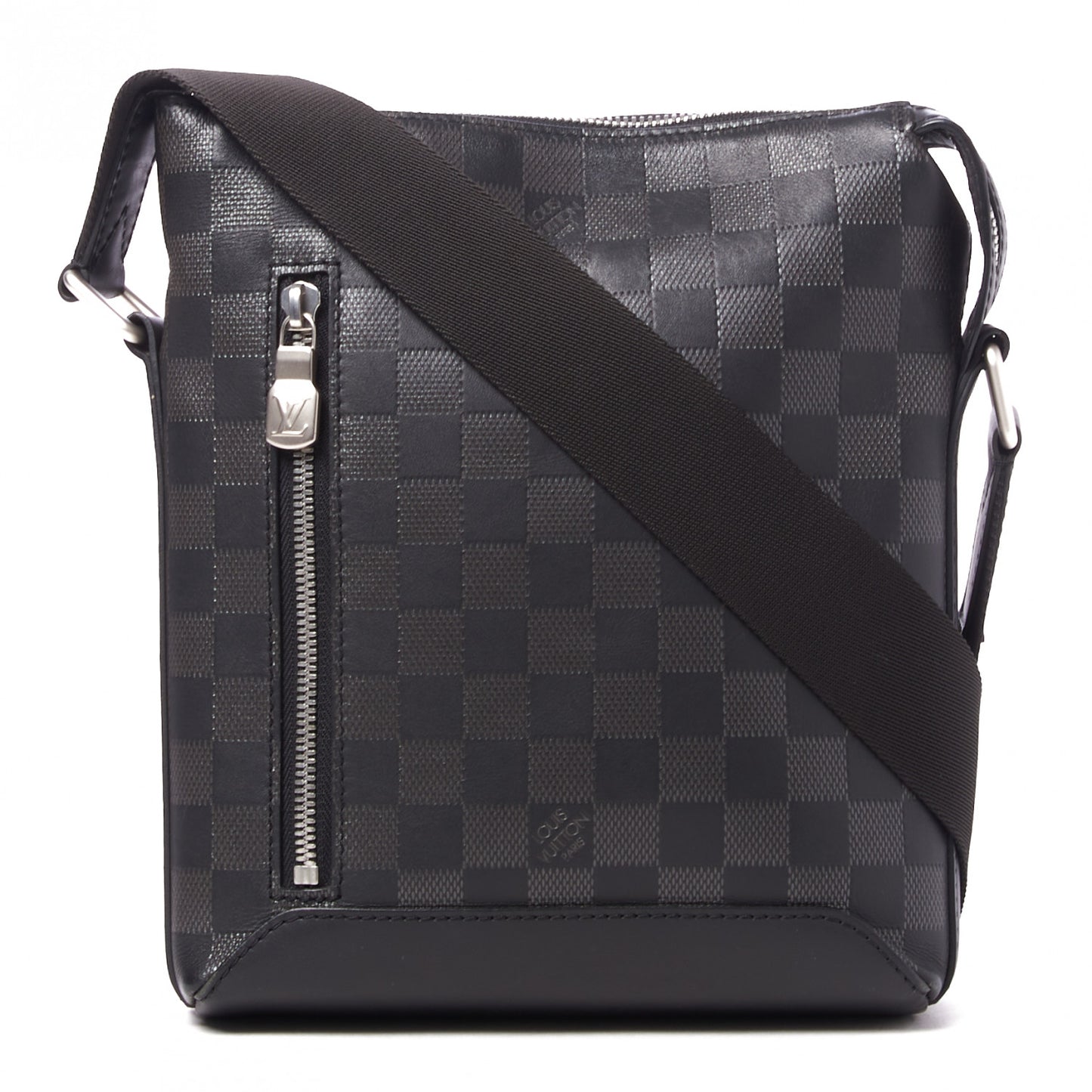 Damier Infini Discovery Messenger BB Onyx