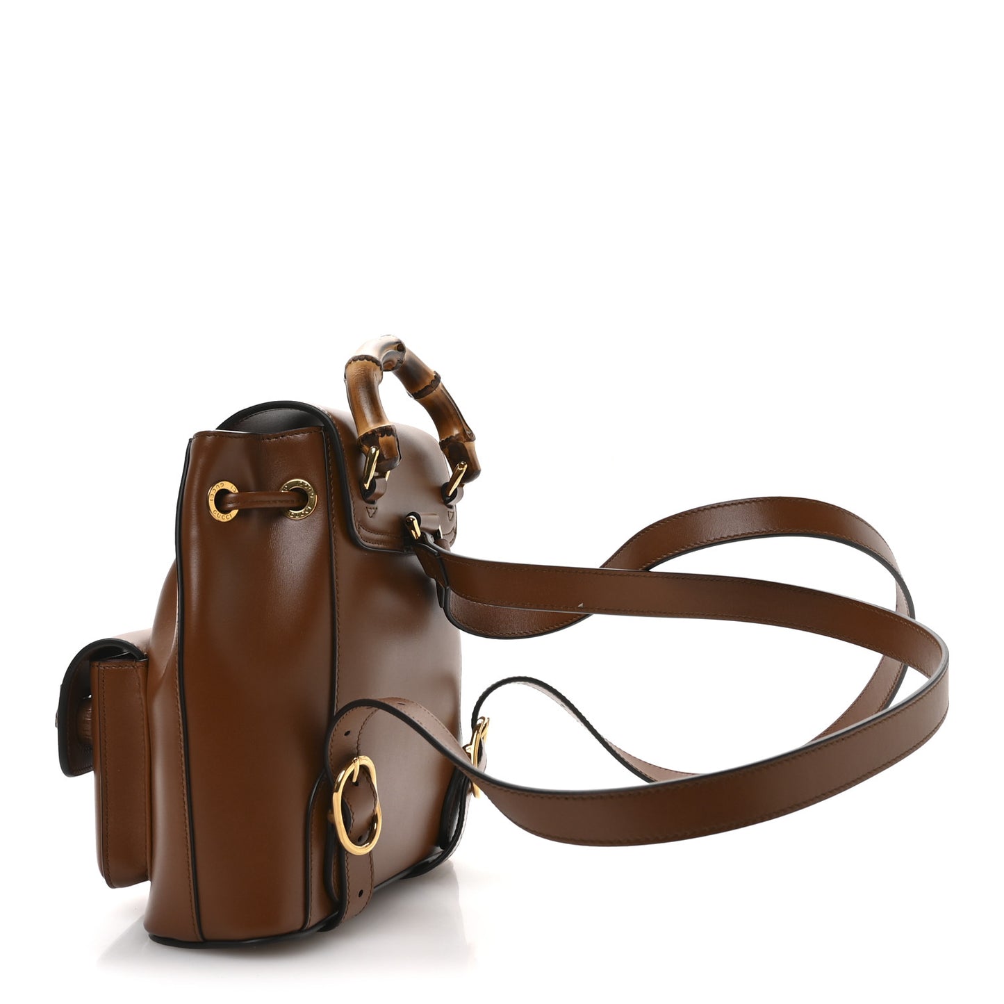 Calfskin Bamboo Backpack Cuir