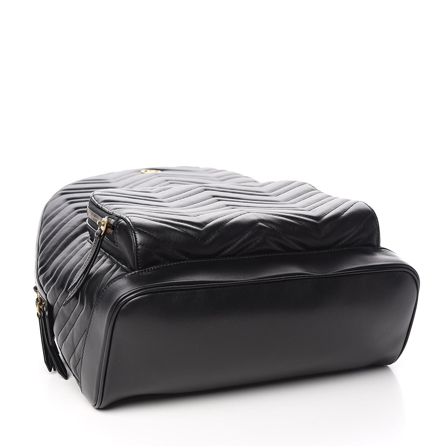 Calfskin Matelasse GG Marmont Day Backpack Black