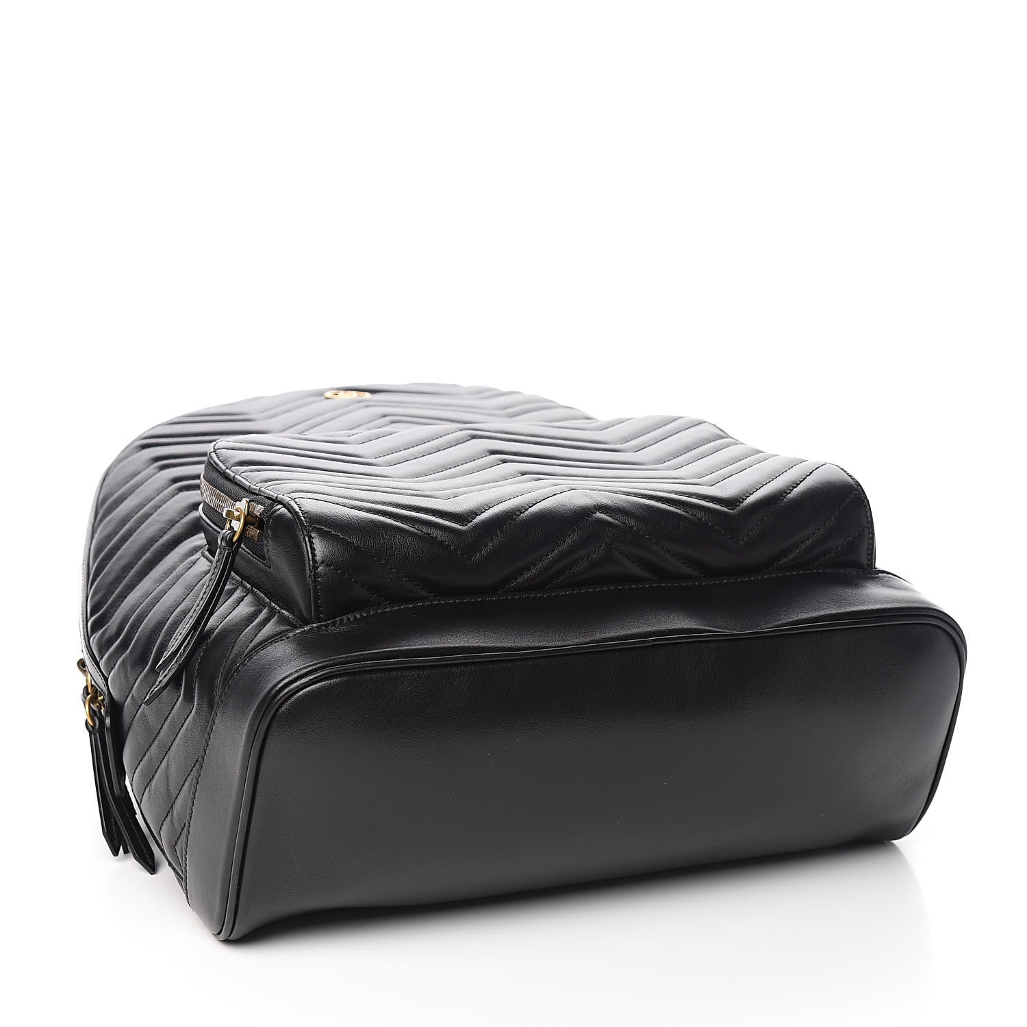 Gucci Calfskin Matelasse GG Marmont Day Backpack Black 4 of 9