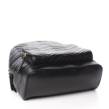 Gucci Calfskin Matelasse GG Marmont Day Backpack Black 4 of 9