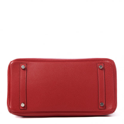 Hermes Togo Birkin 30 Rouge Vif 5 of 33