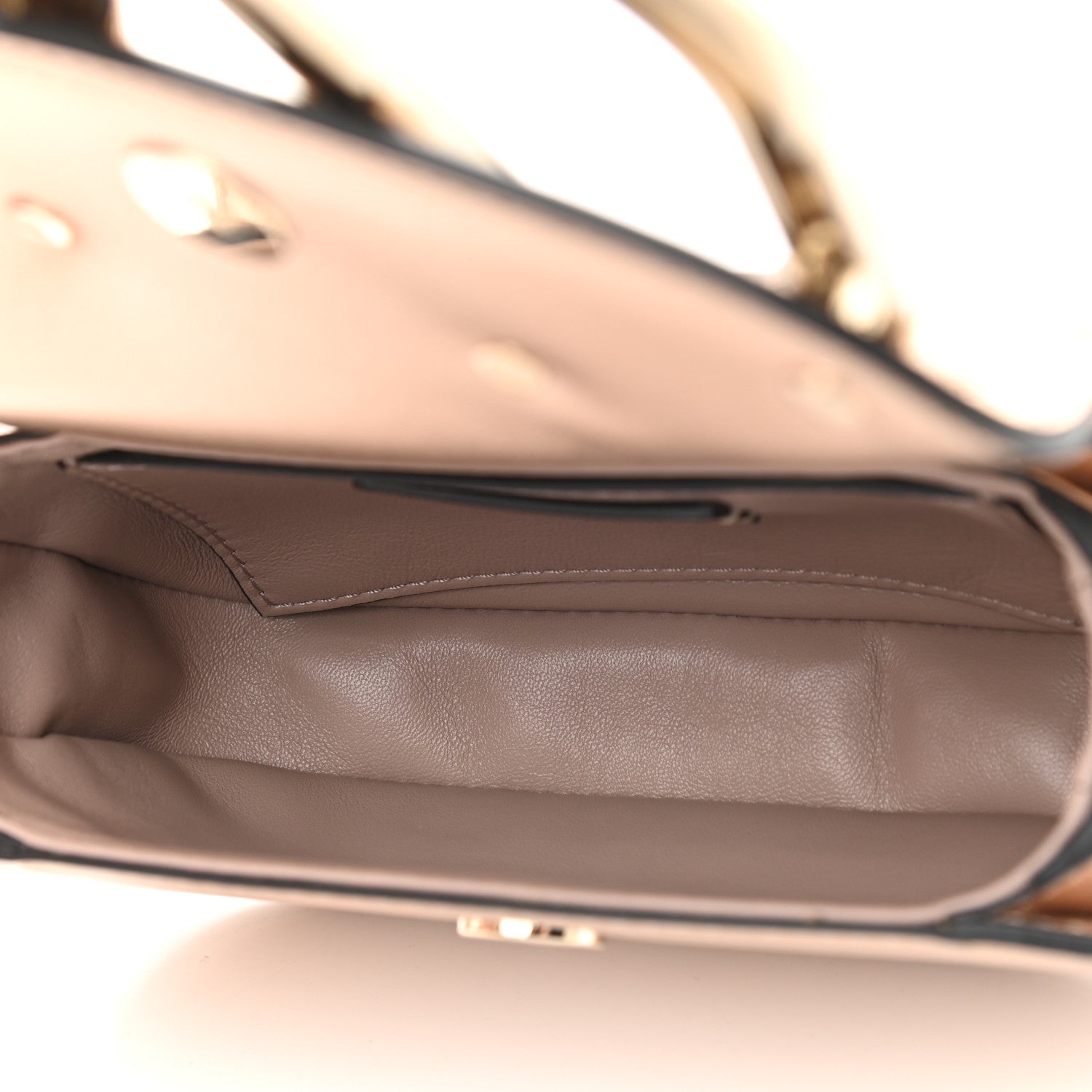 Valentino Garavani Metallic Nappa Small Supervee Crossbody Bag Champagne 7 of 12