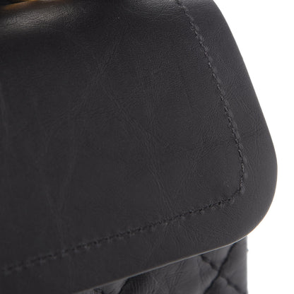 Chanel Aged Calfskin Lucky Charms 2.55 Reissue 225 Flap Black 8 of 10