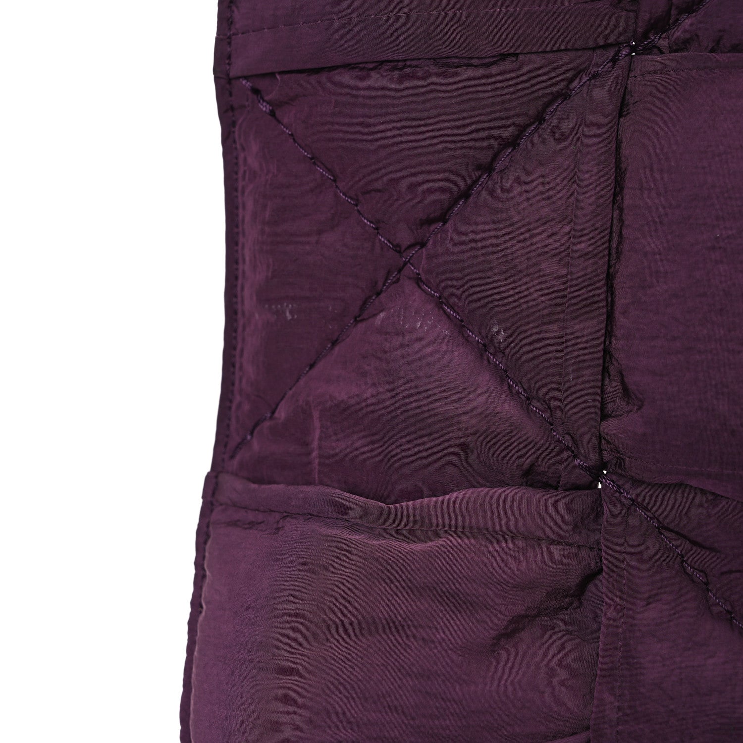 Bottega Veneta Nylon Intrecciato Padded Tech Cassette Bag Purple 13 of 14