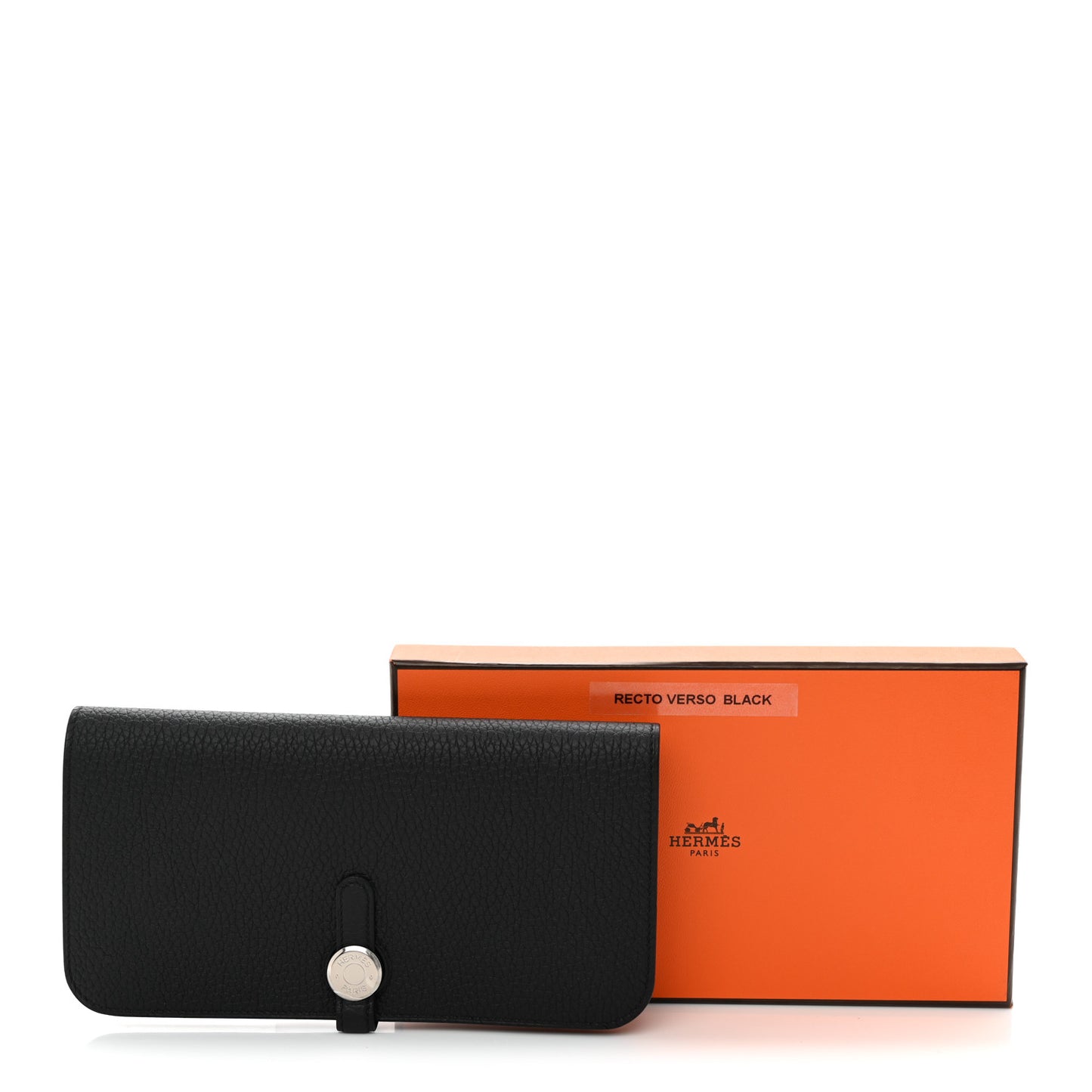 Togo Dogon Recto Verso Wallet Black