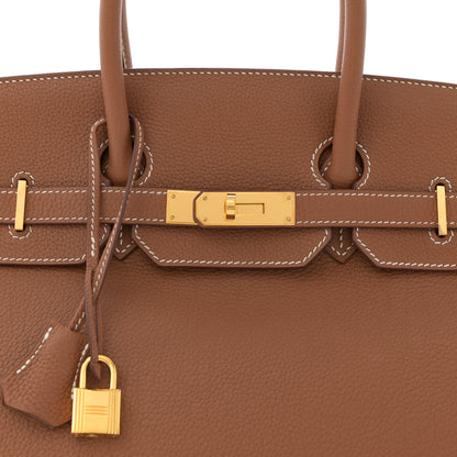 Hermes Togo Birkin 35 Gold 8 of 11