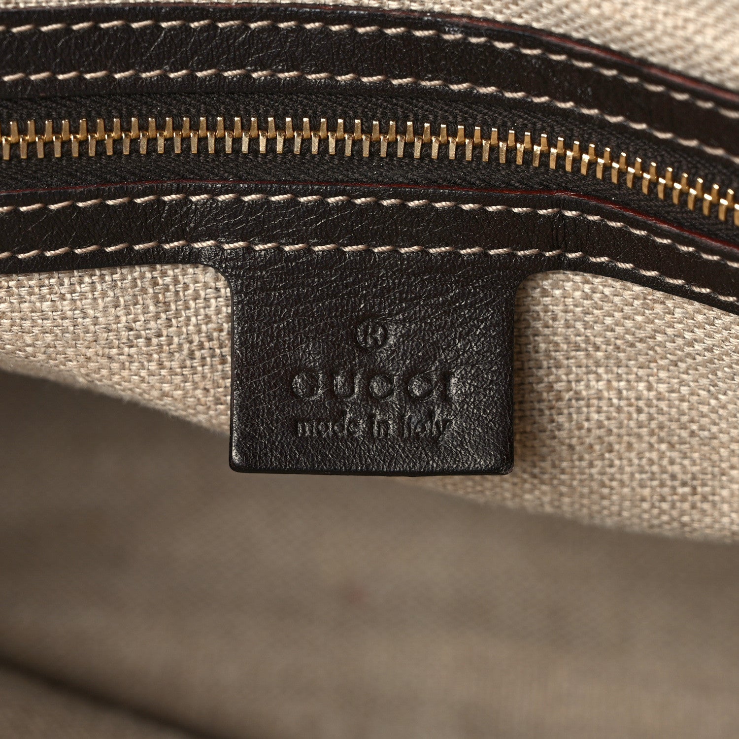 Gucci Canvas Medium Hasler Tote 6 of 11