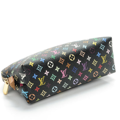 Louis Vuitton Monogram Multicolor Cosmetic Pouch Black Grenade 4 of 8
