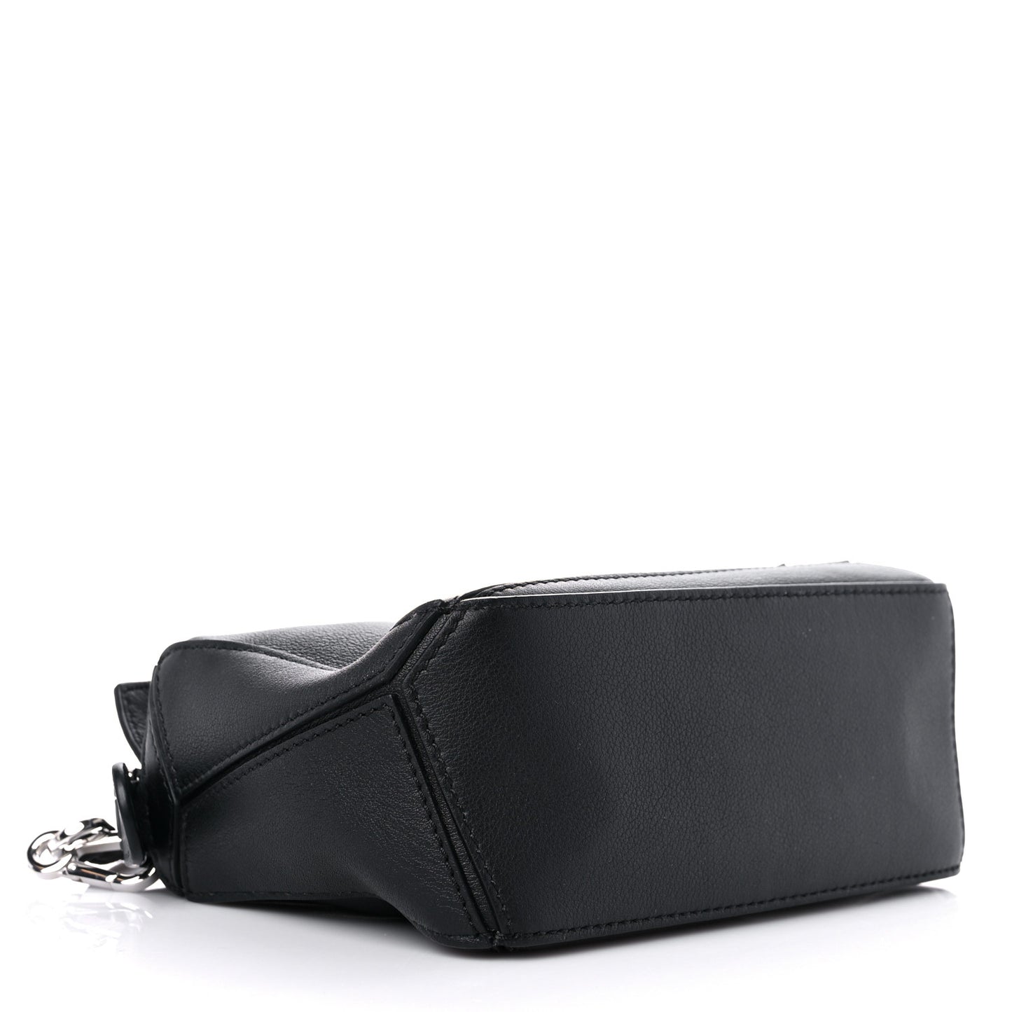 Calfskin Mini Puzzle Bag Black