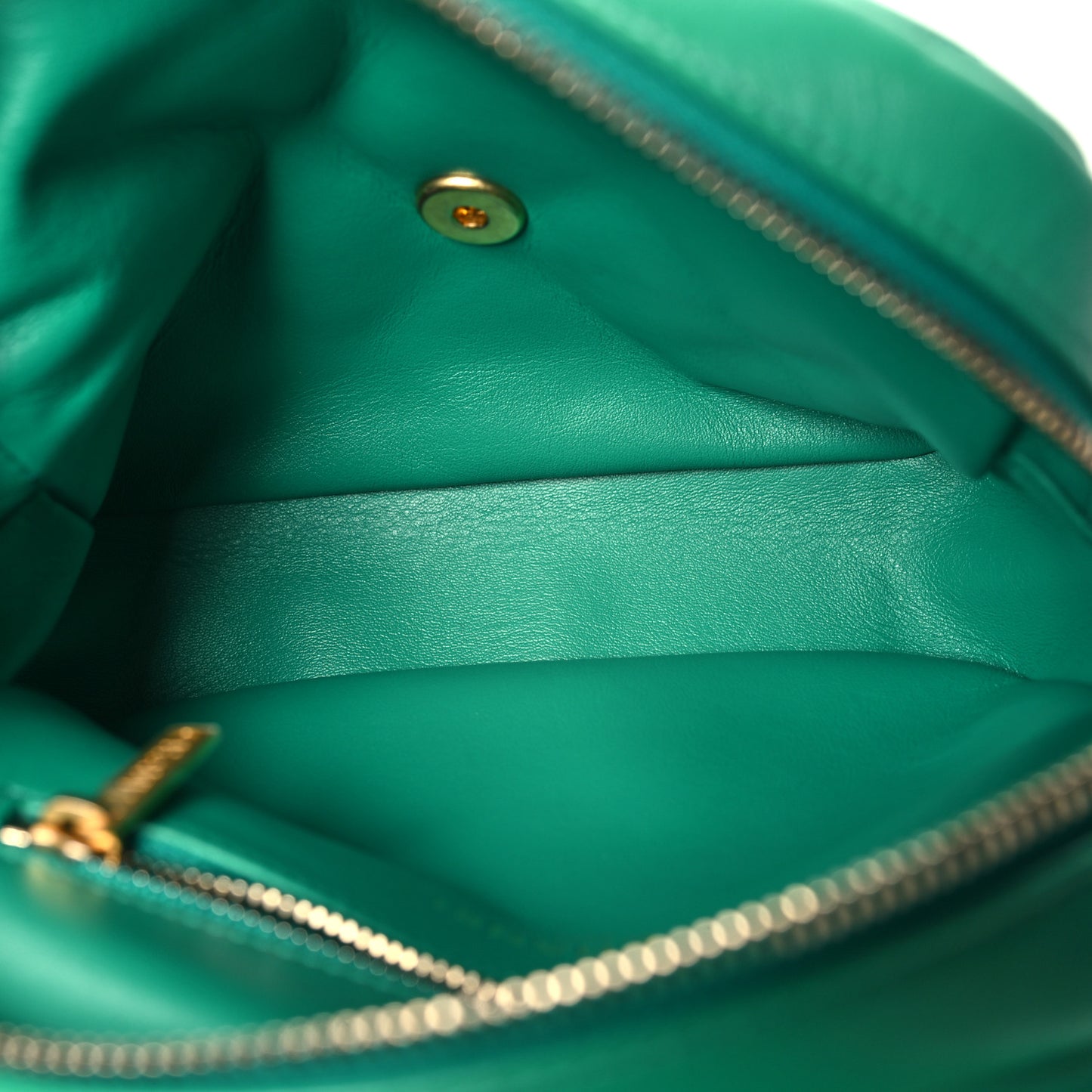 Lambskin Quilted Chain CC Backpack Green