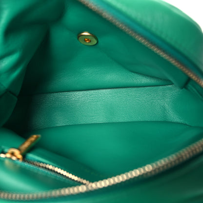 Chanel Lambskin Quilted Chain CC Backpack Green 5 of 10